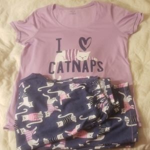 Cat Pajamas set